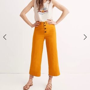 Madewell Emmett Wide-Leg Crop Pants Size 29